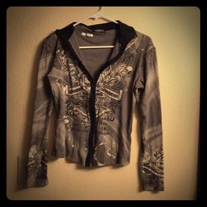 Vintage Women’s PM Vanilla Sugar Zip Up Sweater